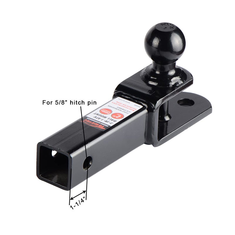 Towever 84209 2 inches ATV Receiver Hitch 3 in 1 Ball Mount with 2 inches Ball - Image 5